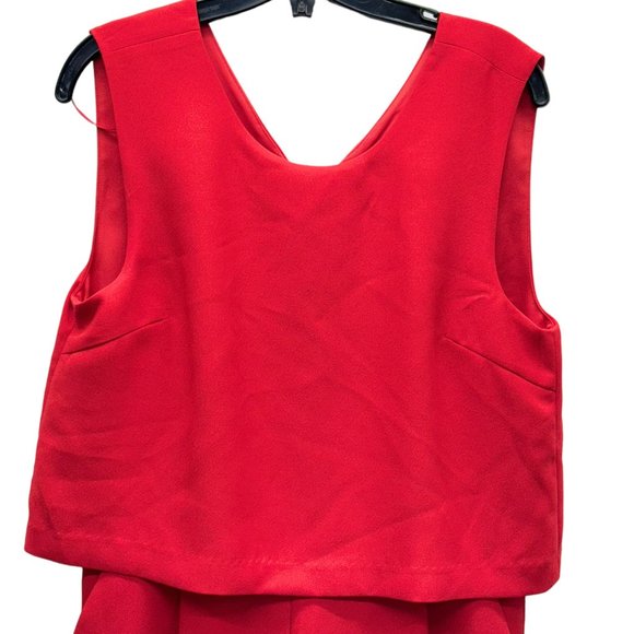 Just Female Sleeveless Women’s Jumpsuit Red - Size Small - Picture 3 of 9